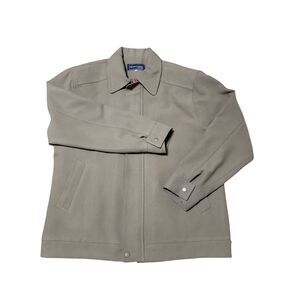 Nicko Casale Cement Jacket Full Zip Button Cuffs Collar Casual XXL